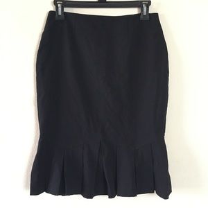 BCX black trumpet skirt